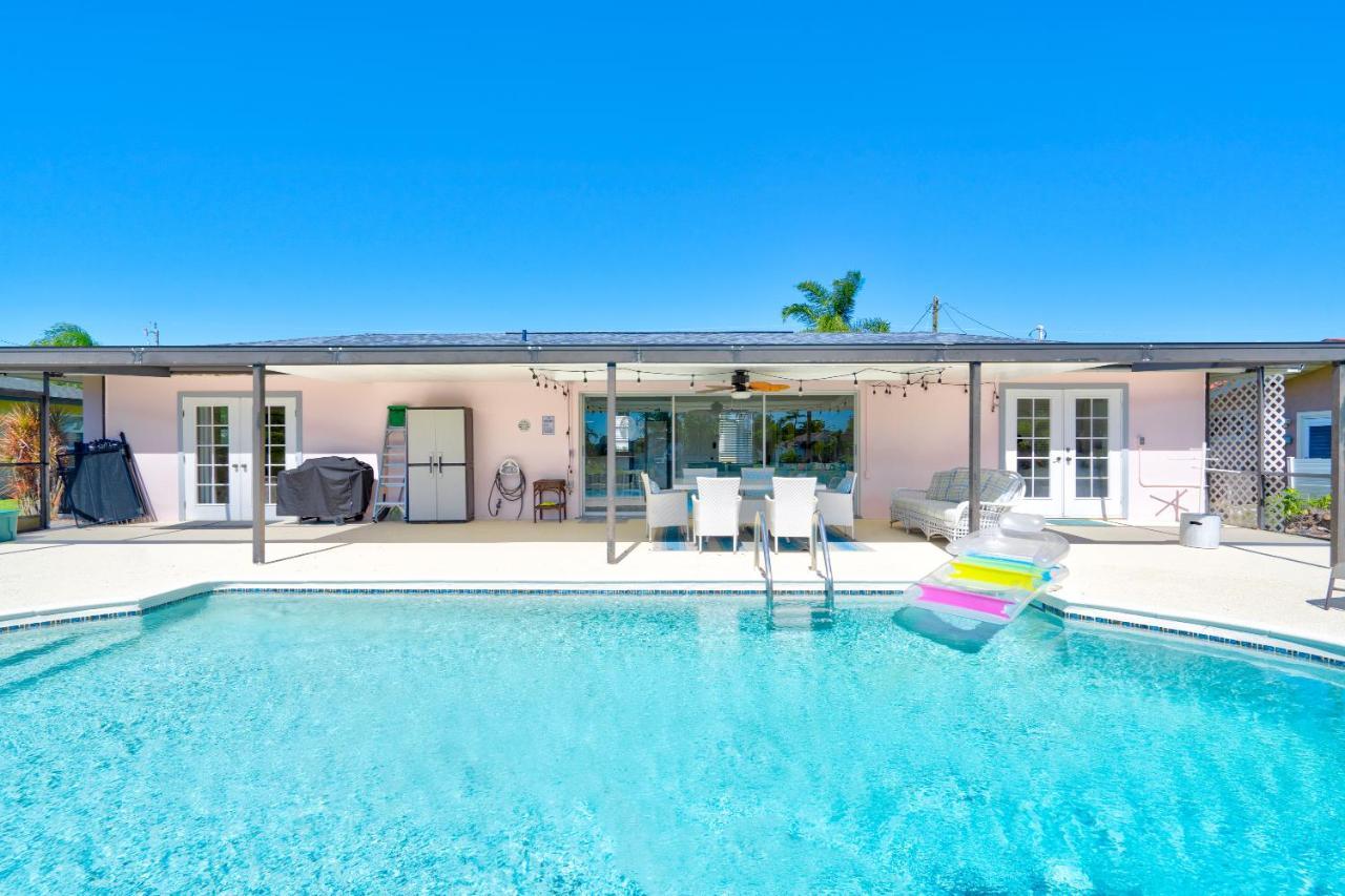 Cozy 60'S Home, City & Canal Located Cape Coral Eksteriør bilde